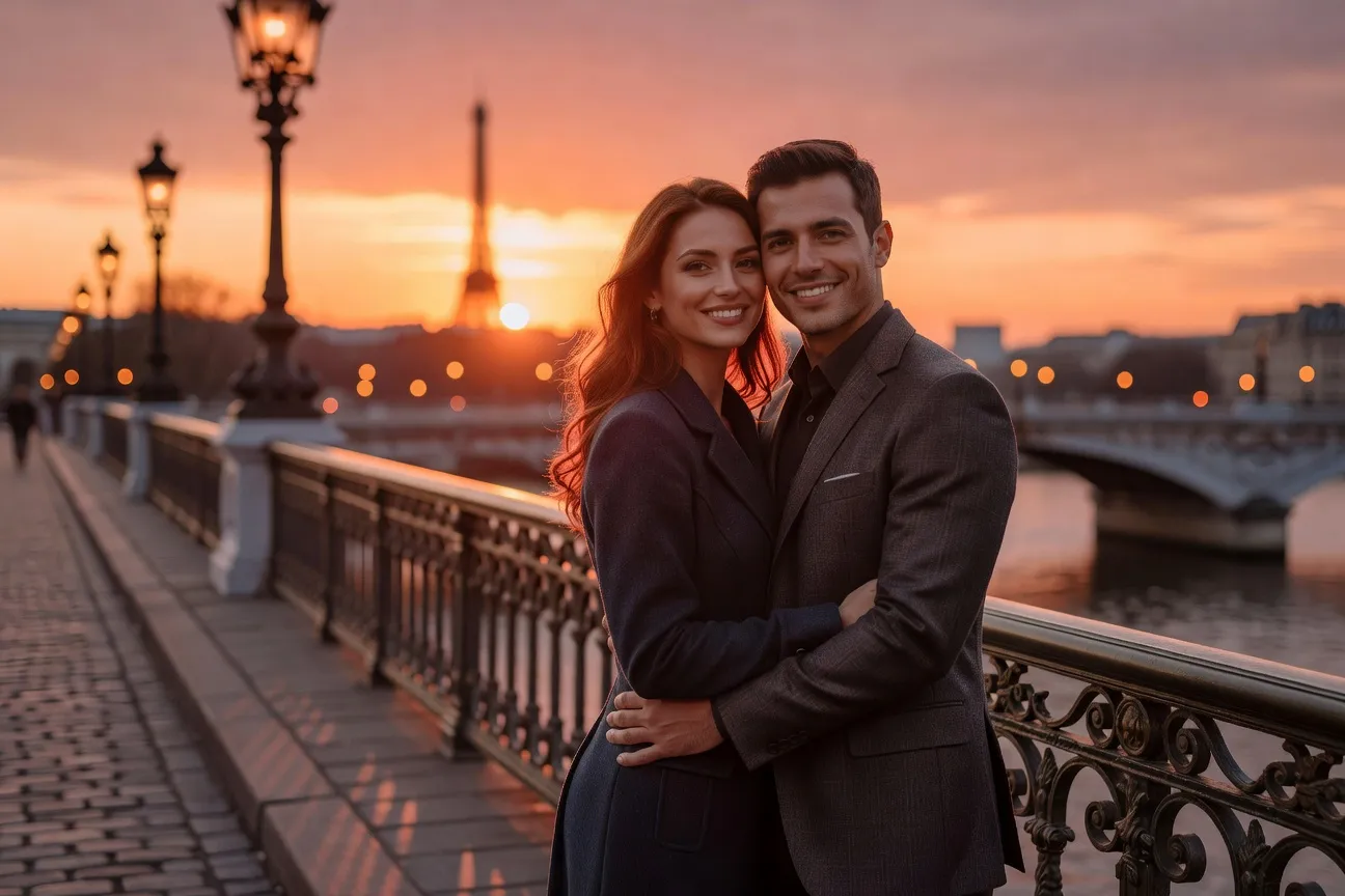 Statistiques de fidélité des femmes russes — couple franco-russe épanoui